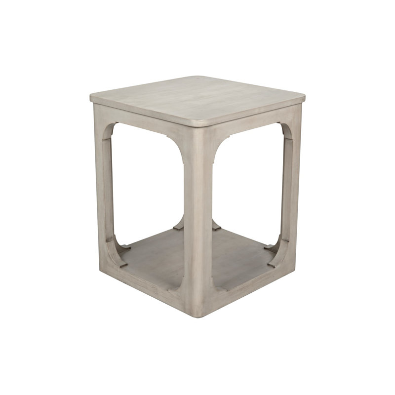 Gimso Solid Wood End Table, Sand