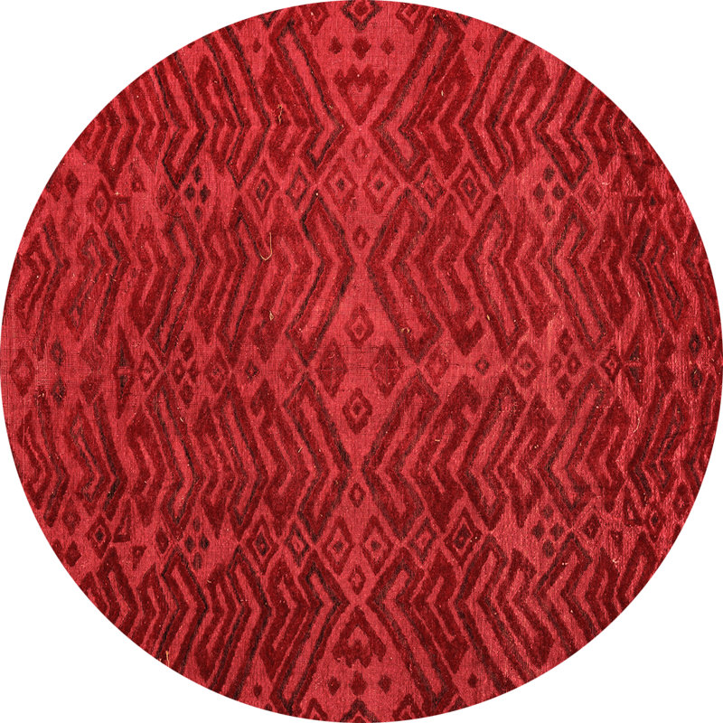 Mercorr Performance Geometric Indoor Rug, Round 7'