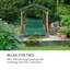 2 Person Porch Swing with Canopy