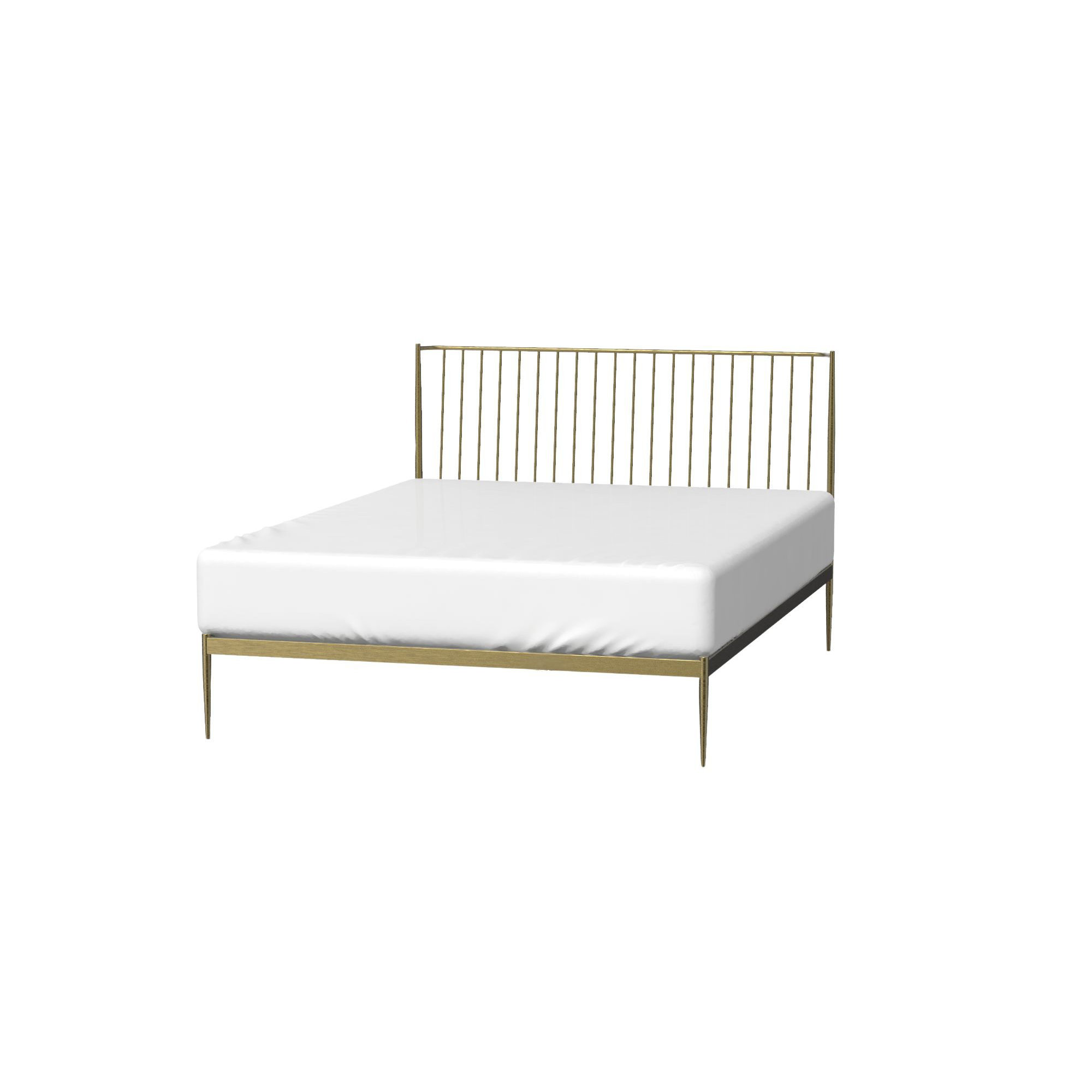 Aston Spindle Bed, Gold, King