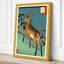 Leaping Deer Japandi - Wrapped Canvas-1822033377-1822033380