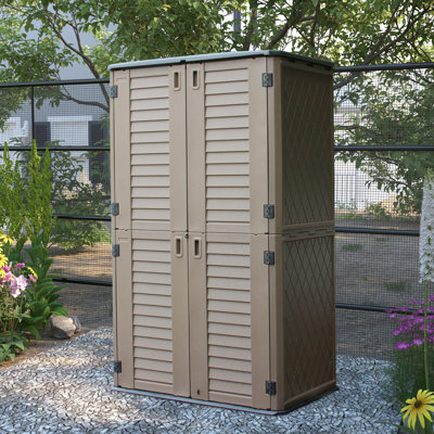 Armoire de rangement extérieure l 4 pi x P 2 pi 5 po