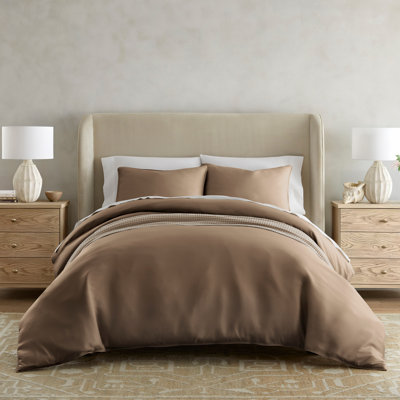 100% Rayon from Bamboo Cooling Duvet Cover and Shams Set