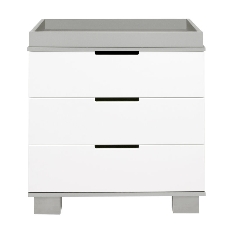Modo Changing Table Dresser, Gray/White