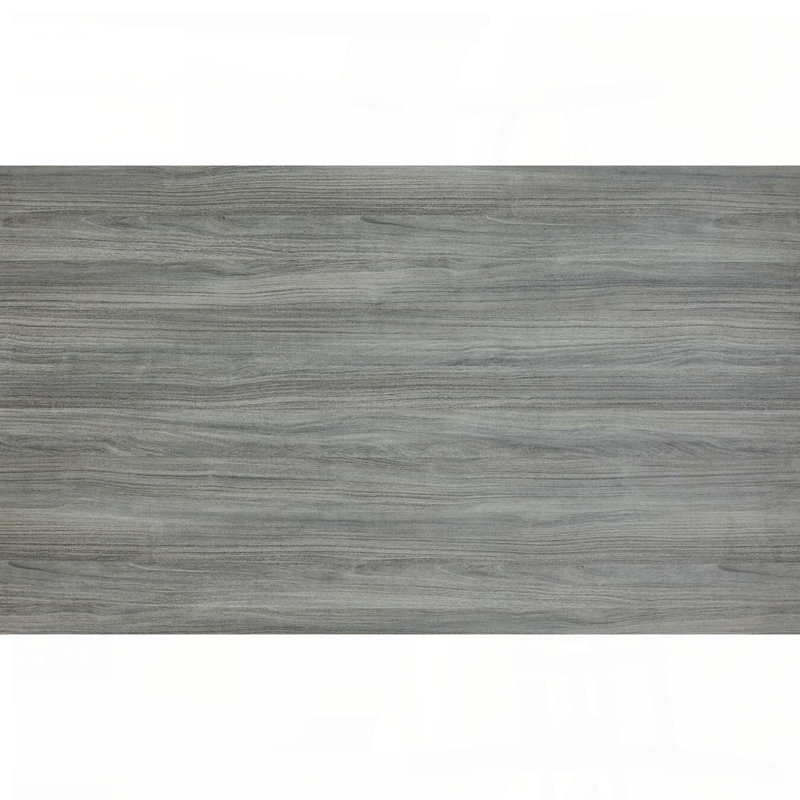 Table de salle à manger rectangulaire grise de style contemporain