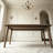 White Rectangular Sintered Stone tabletop Dining table-3113055