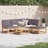 Lark Manor™ 6 Piece Patio Lounge Set With Cushions Solid Wood Acacia-1583904606