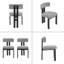Chaises de salle à manger rembourrées sans accoudoirs avec pieds en métal (ensemble de 2)-119355839-119355836