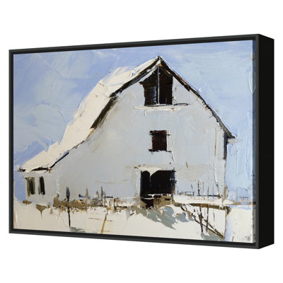 White Barn 4 Print by Sandra Pratt