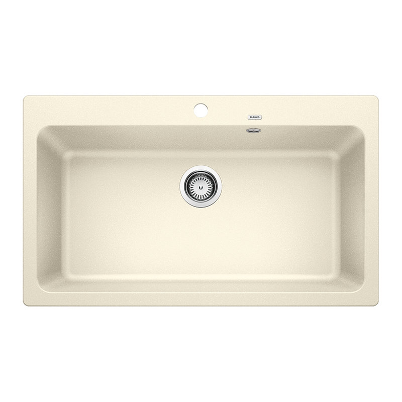 Naya Single Bowl Inset Kitchen Sink, Jasmin
