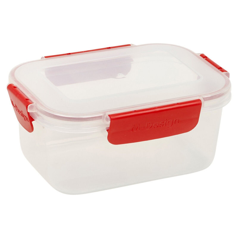 Food Storage - Set of 3 Containers and 3 Lids, Red