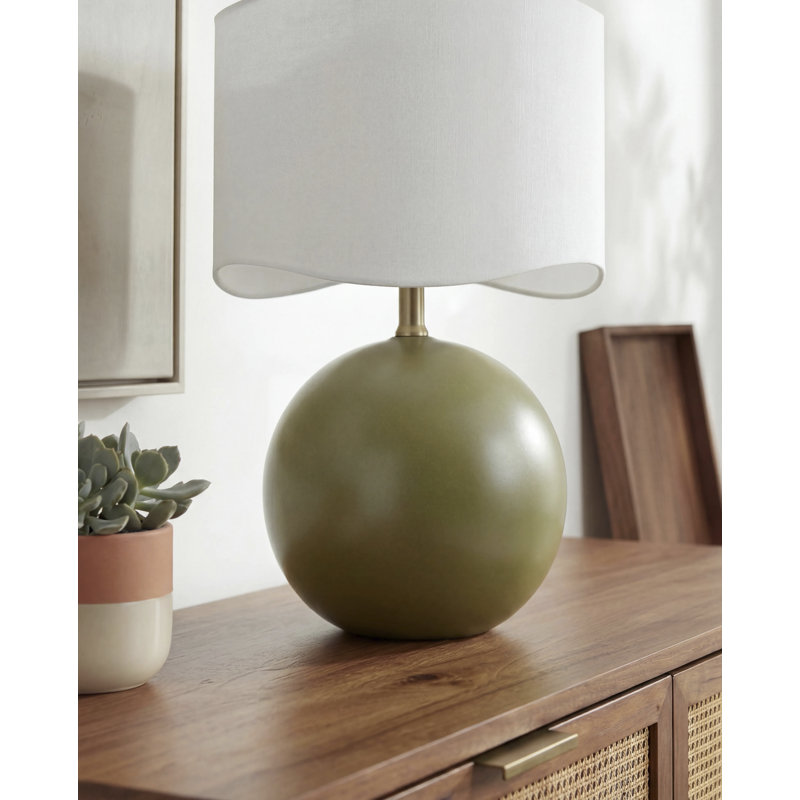 Marisely Table Lamp, Olive