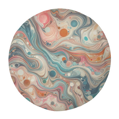 Prism Swirl Braided Rug