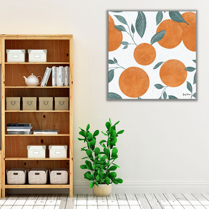 Motif de cocktails fruités I - reproduction d'art sur toile, H 20 po x l 20 po