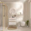 Meuble-lavabo moderne avec lavabo en acrylique