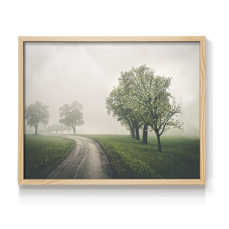 Dusty Spring -Framed Print - Restickable, Natural, 22" H x 28" W