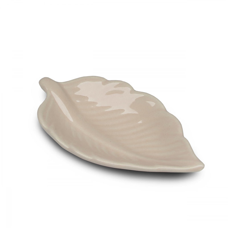 Lark Manor Dwaine Ceramic Condiment Server, Cream
