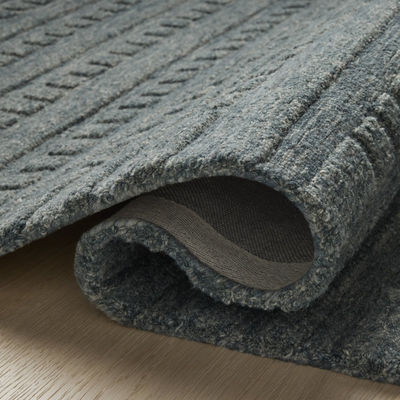 Tapis bleu sarcelle / bleu sarcelle Chris Loves Julia x Loloi Bradley, Tapis de couloir 2 pi 6 po x 9 pi 9 po