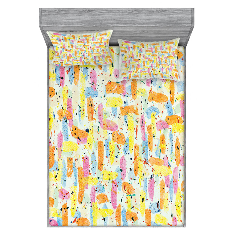 Microfiber Sheet Set, Full Sheet Set with Fitted Sheet