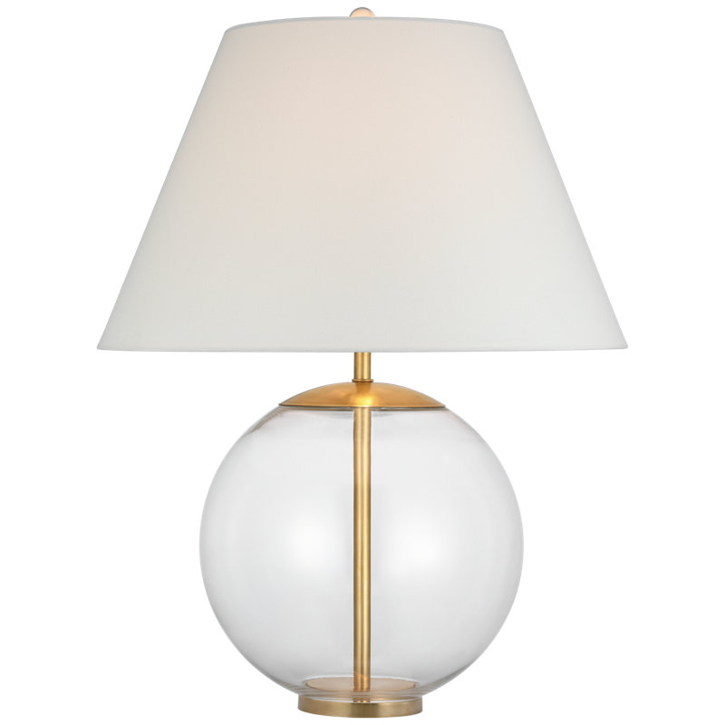 Morton Table Lamp, Clear Glass