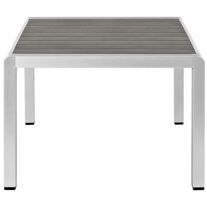 Ensemble de canapé modulaire d'extérieur en aluminium 6 pièces Shore, Sunbrella® beige