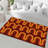 Floral Medley Print With Pile Soft Rug for Elegant Indoor Home Decor and Comfort-98967865