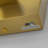 Modern Brass LED Bath Sconce with With PC Flat Shade