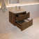 Tuscany 24" Wall Mount Modern Bathroom Vanity with Integrated Single Sink - Faucet Not Included