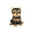Brown YorkTerrier | Handpainted Decorative Puppy Statue for Home & Garden Decor | Premium Polyresin Dog Statue | Gift for Dog Lovers | Weather-Resistant Indoor/Outdoor Decor