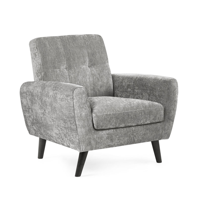 Bostrom Upholstered Armchair, Grey Chenille