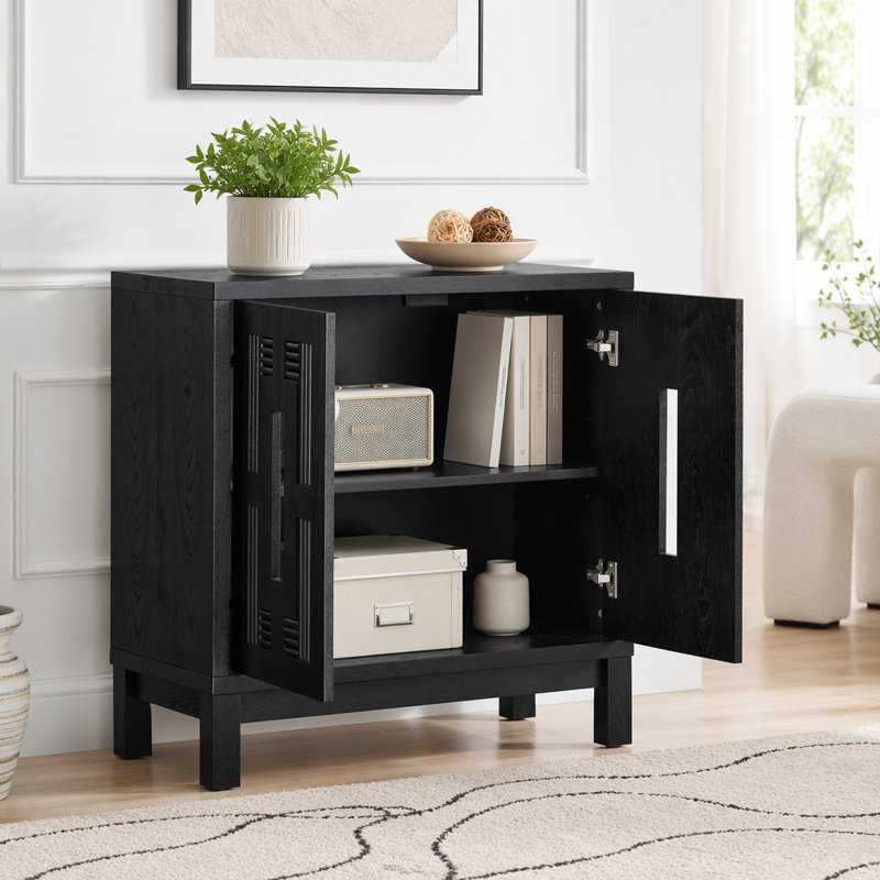 Buffet 31,5 "Mid Century, Black
