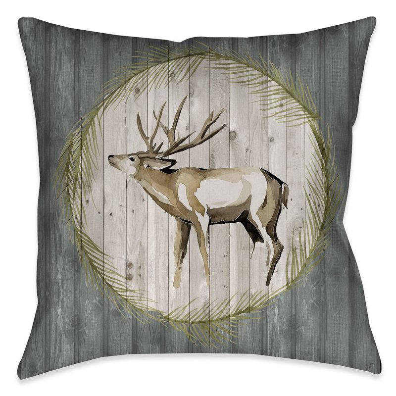 Coussin Woodland, 18 po x 18 po, Intérieur