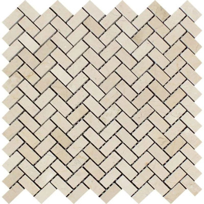 Herringbone Polished Stone Tile