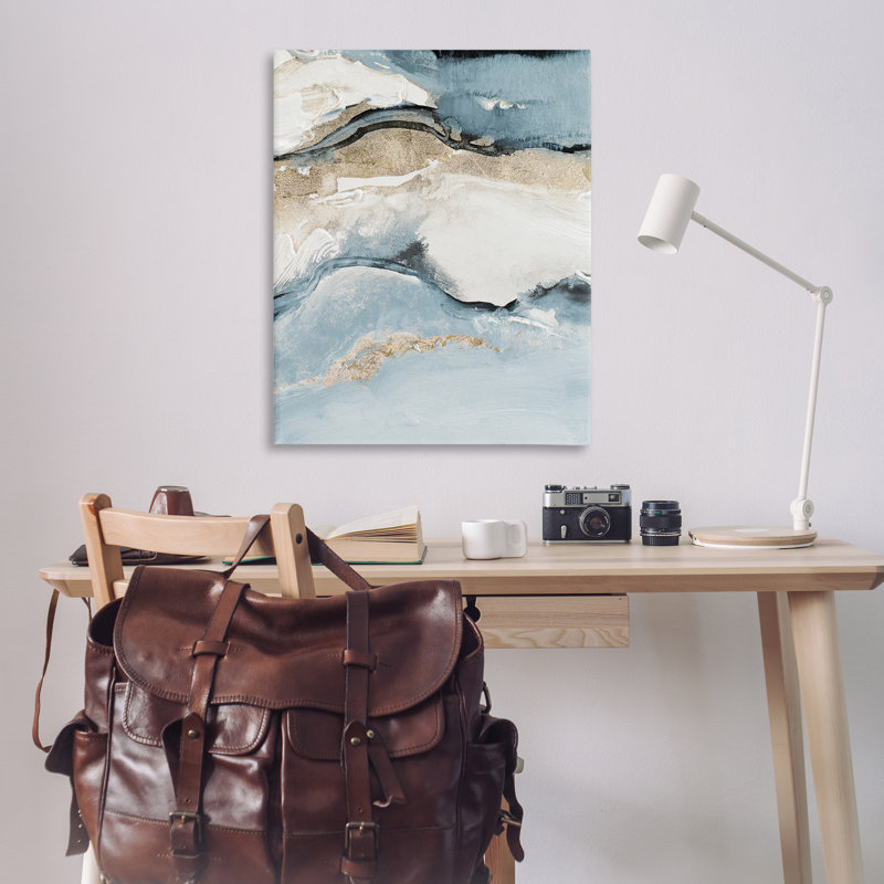«Blue Organic Agate» par Lanie Loreth, H 48 po x l 36 po
