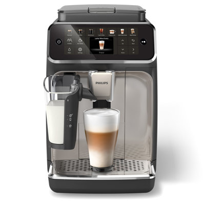 Philips 4400 Series Fully Automatic Espresso Machine with LatteGo Milk Frother
