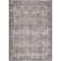 Agalia Machine Washable Oriental Charcoal/Black Area Rug