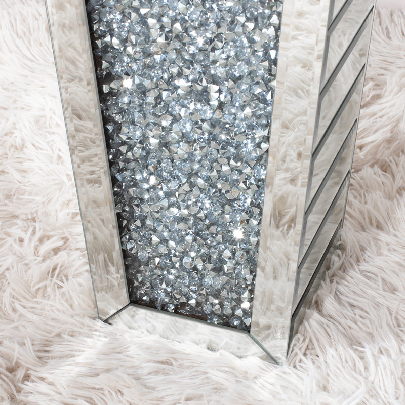 Buffet en miroir avec vase