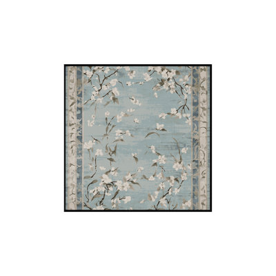 Machine Washable Gray Area Rug