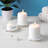 Hosley Set of 2 Whitewashed Iron Pillar Candle Holder Plates – 4-Inch Decorative Round Trays for Pillar Candles – Ideal for Weddings, Special Occasions, Home Décor, and Pedestal Displays-1279938056