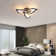 3-Light  Dimmable LED Acrylic Ceiling Lamp with Remote Control