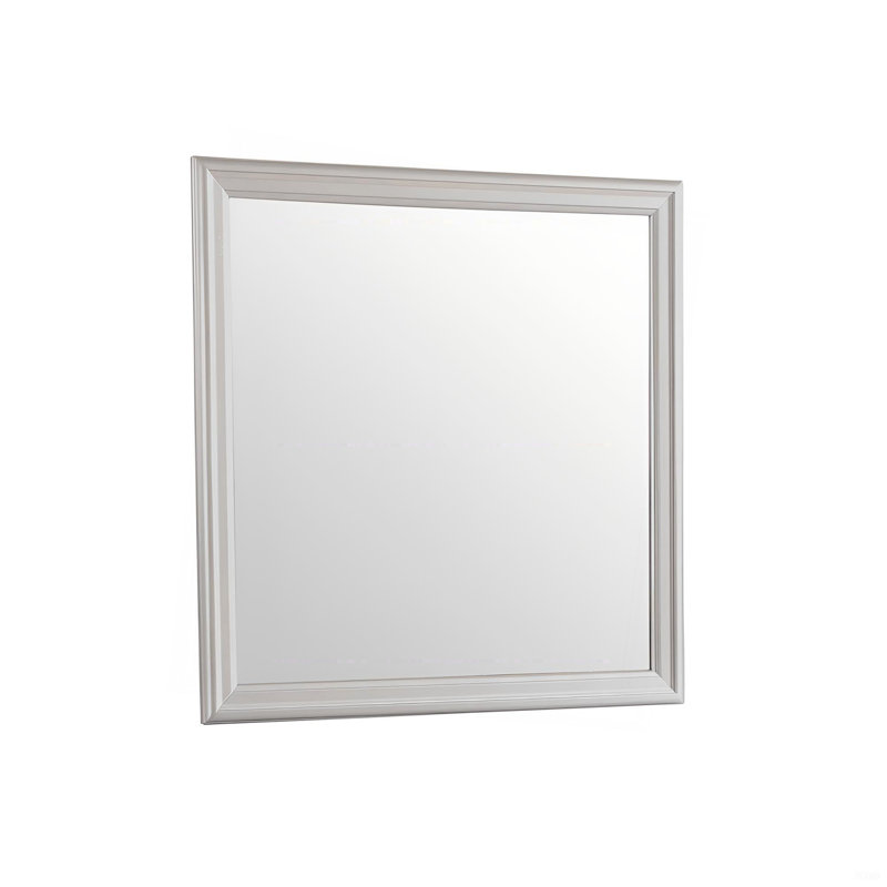 Miroir Lorana, champagne argenté