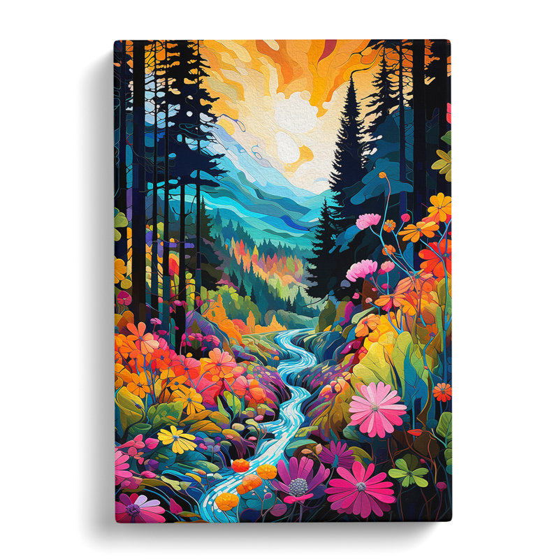 Forest Pop - Wrapped Canvas, 50cm H x 35cm W x 3cm D