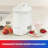 Total Chef Ice Cream Factory 1.2L Automatic Fresh Ice Cream Maker, White
