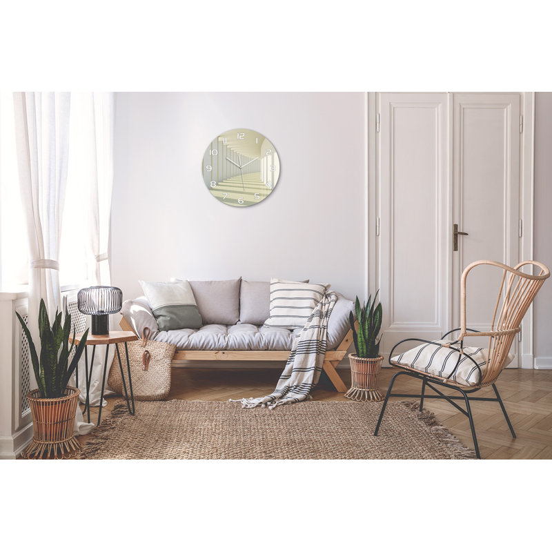 Joandry Glass Wall Clock