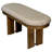Solid Wood Dining Table Set With Bench - 6-Piece Upholstered Rectangular Dining Room Table Set With Bench-1847791382