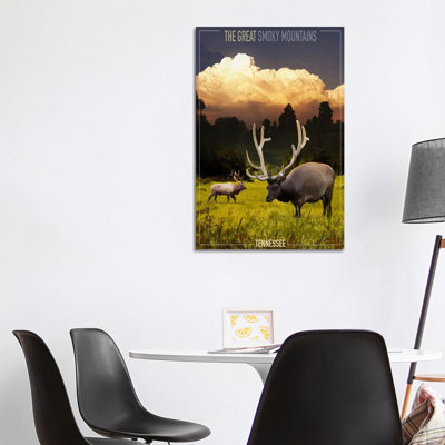 Smokey Mountains I - Wrapped Canvas Print