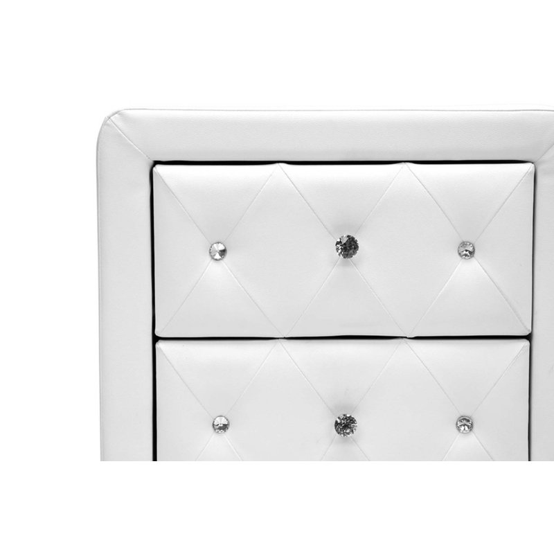 Dunbabin 21'' W Nightstand, White
