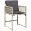 Outdoor Patio Dining Armchair with Cushion-521046452-521046454