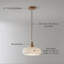Luminaire suspendu orange en verre-1567310849
