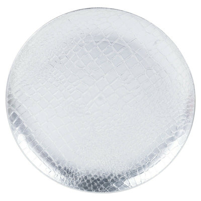 Heather Animal Print Round Charger